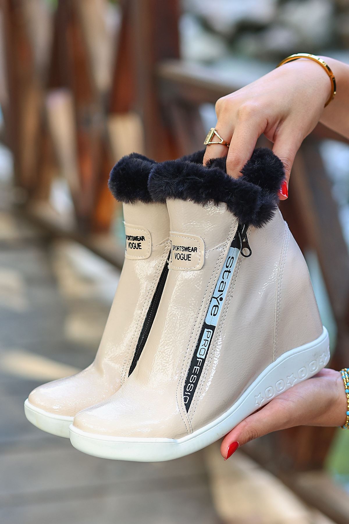 Daniel wedge boots outlet
