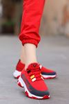 Napa Kırmızı Bağlı Sneakers