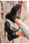 Lovento Gizli Topuk Spor Ayakkabı Siyah