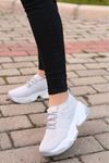 Venedik Triko Spor Buz Gri