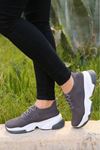 Venedik Triko Spor Koyu Gri