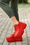 Garen Tabanlı Spor Ayakkabı Kırmızı